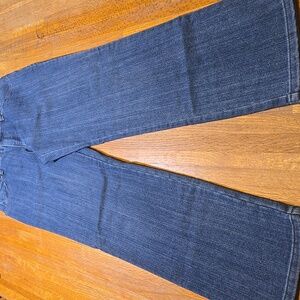 Gloria Vanderbilt Women 6P Petite Amanda Blue‎ Denim Straight Leg 5 Pocket Jeans